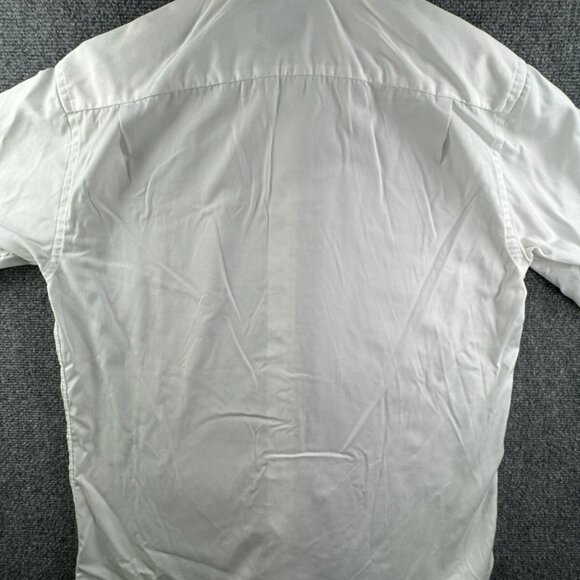 Eton Long Sleeve Button Up Shirt Men Cotton Designer White Ganghester 16.5 Woven - Picture 13 of 15